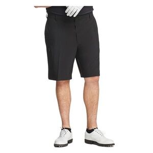 NWT IZOD Big & Tall Golf Swing Flex Black Cargo Shorts (50)